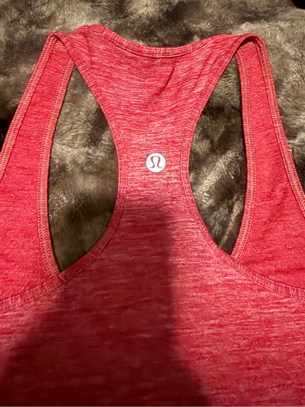 Lululemon Red Racerback Tank Top - Picture 3 of 3